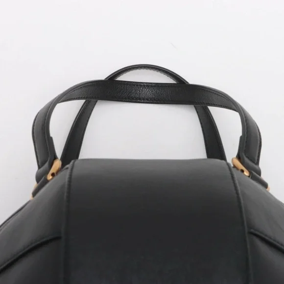 Gucci Basketball Shaped Hand Bag - Black Leather - Picture 6 of 11